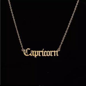 CAPRICORN ZODIAC NECKLACE